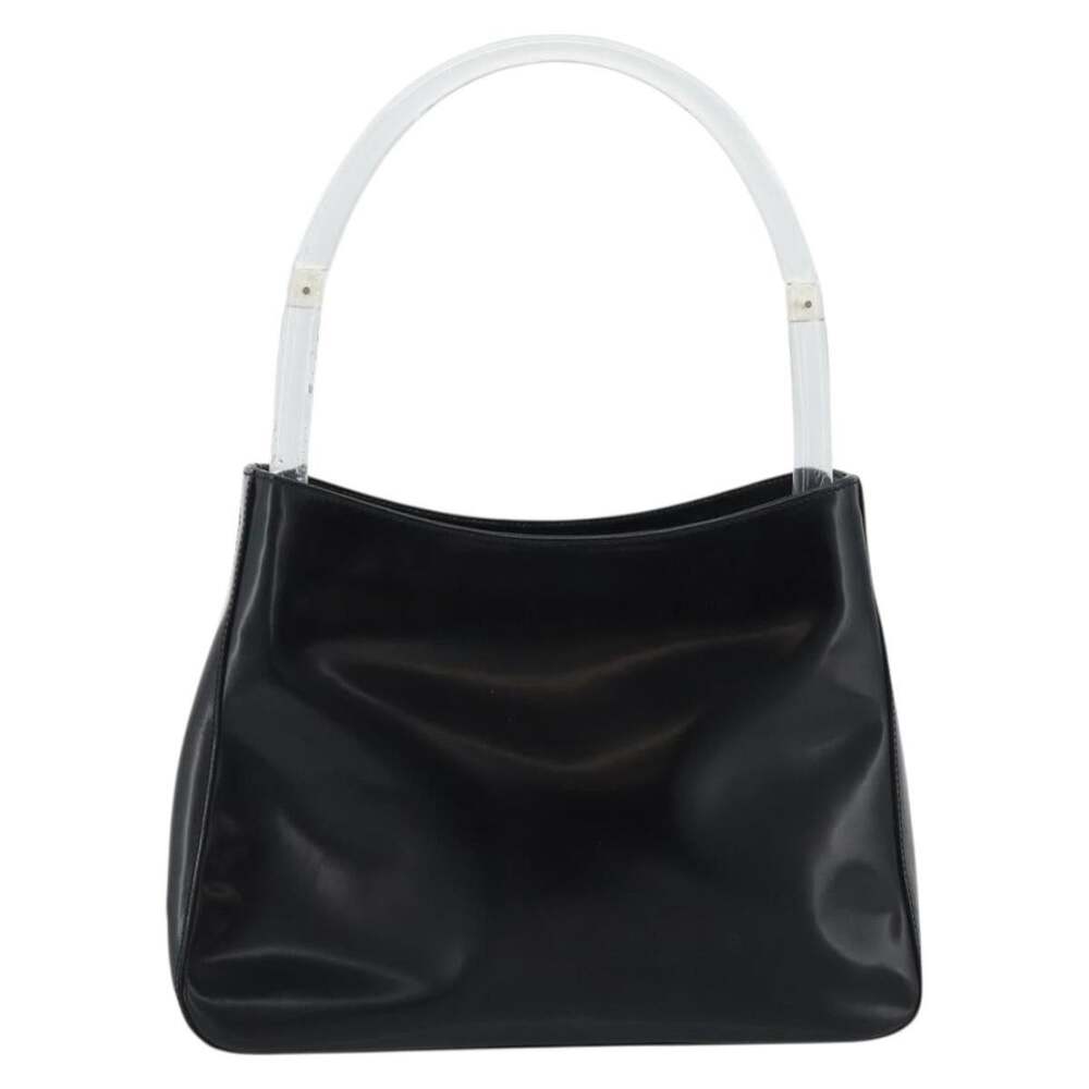 Prada Saffiano Galleria Shoulder Bag Black